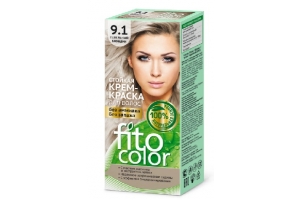 Краска стойкая для волос Fitocolor тон 9.1 Пепельный блонд 115мл. Артикул: