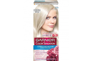Краска для волос Garnier Color Sensation тон 9.10 пепельно-серебристый блонд Женский {12}. Артикул: