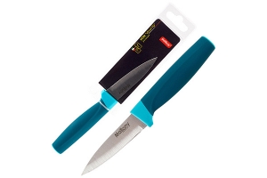 Нож с рукояткой софт-тач VELUTTO MAL-04VEL, 9 см. Артикул: 5527