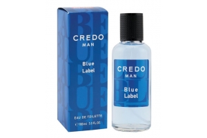 Туалетная вода мужская CredoMan BLUE LABEL edt100ml (версия BluelLabel) 