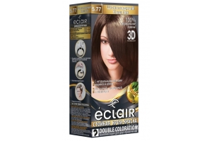 Стойкая крем краска для волос «3D»ECLAIR , тон 5.77 Шоколадный каштан. Артикул: 322810