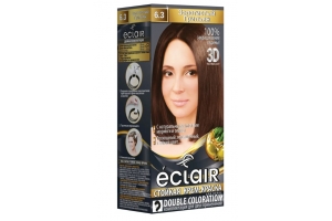 Стойкая крем краска для волос «3D»ECLAIR , тон 6.3 Золотистый грильяж. Артикул: 322759