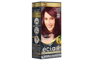 Стойкая крем краска для волос «3D»ECLAIR , тон 4.56 Темная вишня. Артикул: 322780