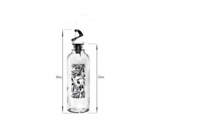 Бутылка для масла цилиндр с самооткрывающимся дозатором 500 мл. Артикул: 02025-00516