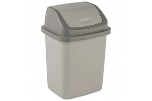 Контейнер для мусора "Комфорт" 10л серый (18). Артикул: Элластик