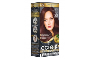 Стойкая крем краска для волос ECLAIR «3D» тон 5.75 Благородный опал. Артикул: 328515 /12шт/уп