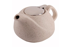 Заварочный чайник 750мл керамика БЕЖЕВЫЙ LR (х24). Артикул: 29359