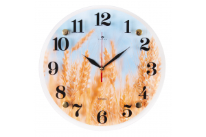Часы настенные "Колосья пшеницы" . Артикул: 3030-032 (10)
