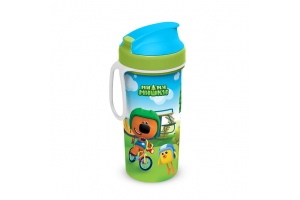 Бутылка детская с декором и петлей 400мл "МИ-МИ-МИШКИ" (зелёный) . Артикул: 431327909