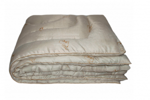 Одеяло из овечьей шерсти "Всесезонное", евро , 200х215 см. , вес наполнителя 220 гр/кв.м. , в чемода. Артикул: 345