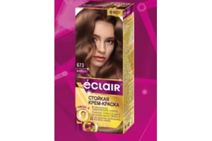 Крем-краска для волос с маслами ЕCLAIR "OMEGA 9", тон 6.73 Эспрессо / Deep ash blonde. Артикул: 323688