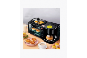 Машина для завтрака выпечки с кофеваркой и сковородой 3в1 1250вт. Артикул: SK-145