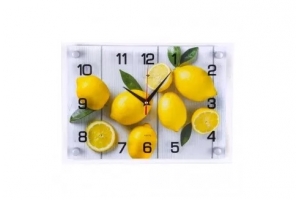 Часы настенные "Лимоны на столе". Артикул: 2535-039 (10)