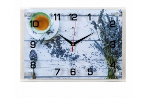 Часы настенные "Лавандовый чай" [1], 2535-1025. Артикул: 2535-1025