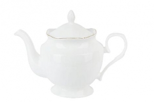 Заварочный чайник "Belle" v=1300мл с золотой окантовкой (подарочная упаковка). Артикул: 850069