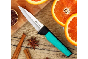 Нож кухонный Daniks, Emerald, для овощей, нерж сталь, 9 см. Артикул: JA2021124-5