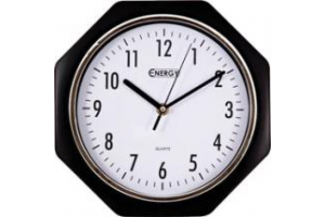 Часы настенные кварцевые ENERGY восмиугольные, модель ЕС-06. Артикул: 009306