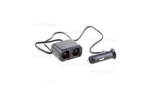 Разветвитель WF-0097A 2 разъёма 1 USB на проводе (100). Артикул:
