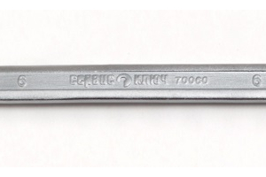 Ключи комбинированные 6мм (хол.штамп) CR-V (20). Артикул: 70060