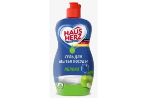 Средство для мытья посуды Haus Herz яблоко 450мл. Артикул: 802701