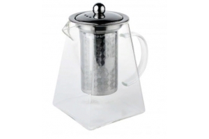 Заварочный чайник0,95л . мет/сито термостойкое стекло [КУВШИН H квадрат] МС304. Артикул: AST-006-H-905