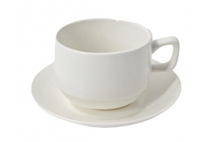 Набор чайный керамический (чайная пара - чашка+блюдце) (Базовый). Артикул: D526