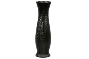 Ваза для сухоцветов керамика, напольная, 60 см, Лист, Y4-7263, черная. Артикул: 444745