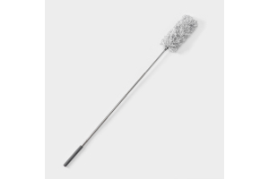 Щётка для удаления пыли Raccoon, телескопическая ручка 33-81 см, насадка из микрофибры 17 см. Артикул: 9071464