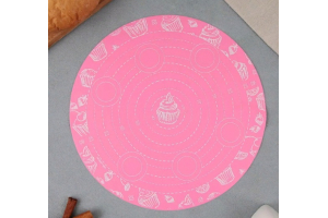 Силиконовый коврик для выпечки «Для пирожных» 30 х 30 см . Артикул: 9750194