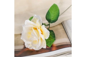 Цветы искусственные "Роза бежевая" 40 см . Артикул: 183197