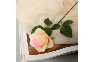 Цветы искусственные "Роза Глория" 9х60 см, кремовый . Артикул: 2566040