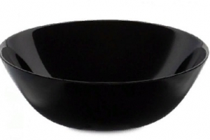 Салатник круглый d=11,5 см, 220 мл, цвет черный . Артикул: 100ч-сл5
