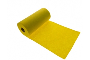 Салфетки из вискозы Dora, 25х25см, 40шт, в рулоне +(12) (Жёлтые). Артикул: Малибри