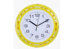 Часы настенные Atlantis TLD-35075B yellow. Артикул: TLD-35075B