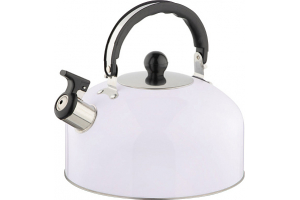 Чайник, Casual, объем 2,7 л, со свистком, из нержавеющей стали, окрашенный, цвет: светло-лиловый. Артикул: 985627