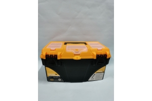Ящик для инструментов "Титан 18" 430*235*250мм (черный с желтым) (6).. Артикул: М 2936