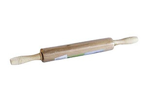 Скалка с крутящейся ручкой деревянная малая, 42*4,5см . Артикул: MC-2-49