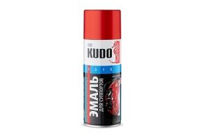 KUDO Эмаль спрей для суппортов красная 520 мл. (6). Артикул: KU-5211