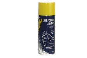MANNOL Silicone Spray Силиконовая водоотталкивающая смазка 450мл. (24). Артикул: