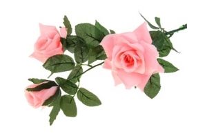 Цветы искусственные роза акварель 75 см розовый. Артикул: 701075
