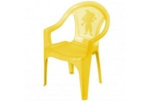 Кресло детское (380х350х535)мм (желтый) (1). Артикул: СтандПласт 160-0055