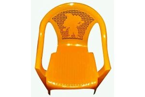 Кресло детское (380х350х535)мм (оранжевый)(1). Артикул: СтандПласт 160-0055
