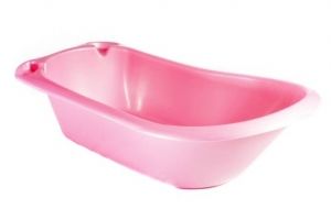 Ванночка детская (розовый перламутр) (1). Артикул: Станд.Пласт