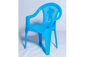 Кресло детское (380х350х535)мм (голубой)(1). Артикул: 160-0055