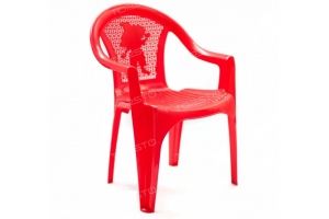 Кресло детское (380х350х535)мм (красный)(1). Артикул: 160-0055
