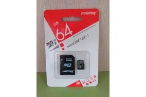 Флешка micro SD 64GB (10). Артикул: