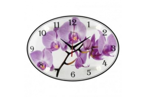 Часы настенные "Орхидея" "21 Bek" [1/10]. Артикул: 2434-1069 (10)