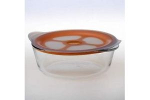 Посуда для свч круглая с пластиковой крышкой 2 л. Артикул: 59001