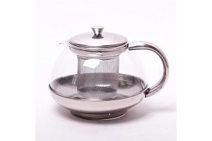 Заварочный чайник со съемным ситечком 600мл (стекло, нжс). Артикул: 4315