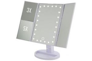 Зеркало косметическое трехстворчатое ENERGY EN-799Т, LED подсветка. Артикул: 159947